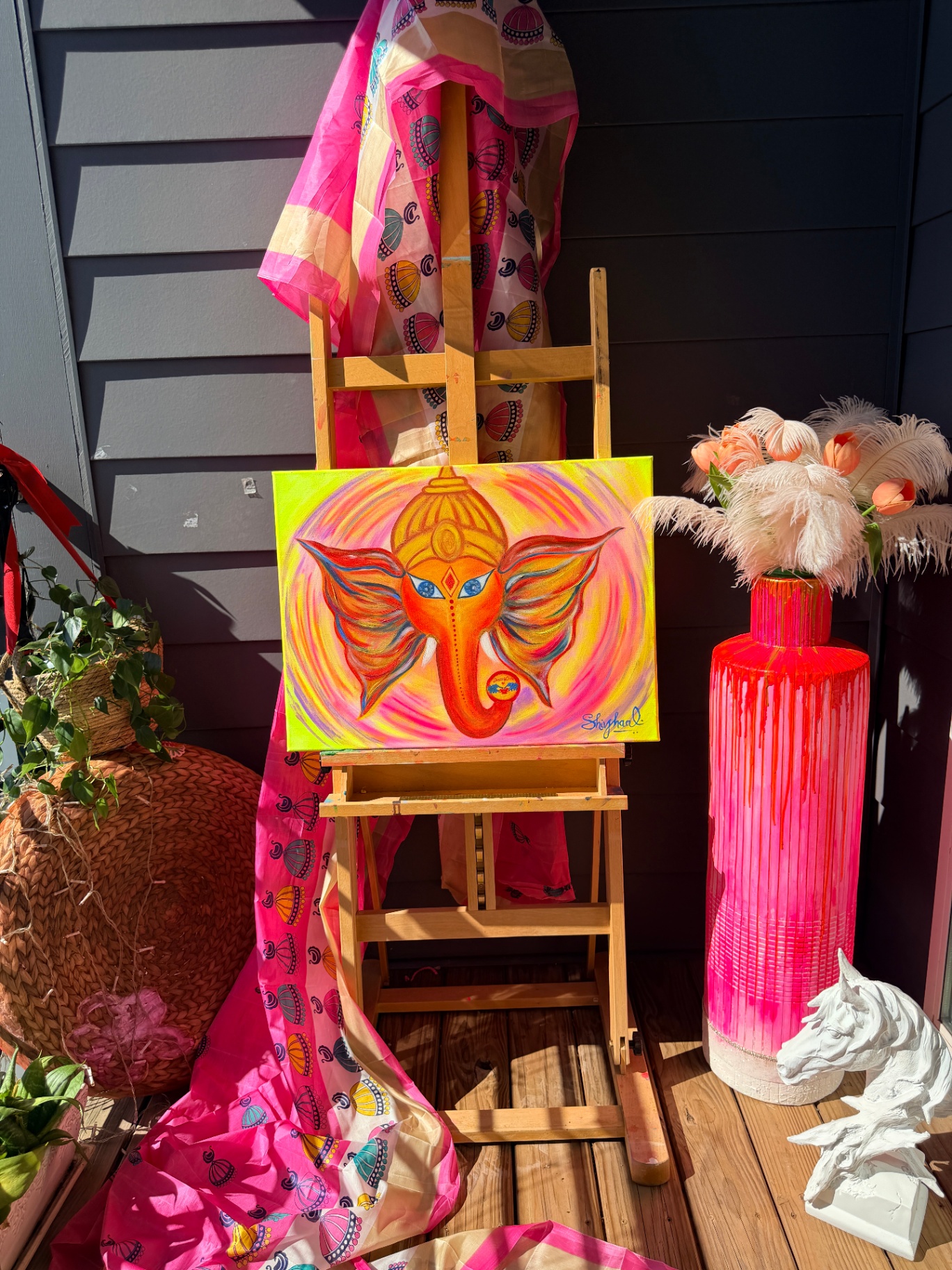 Winged Ganesha — Radiant Blessing — view 2