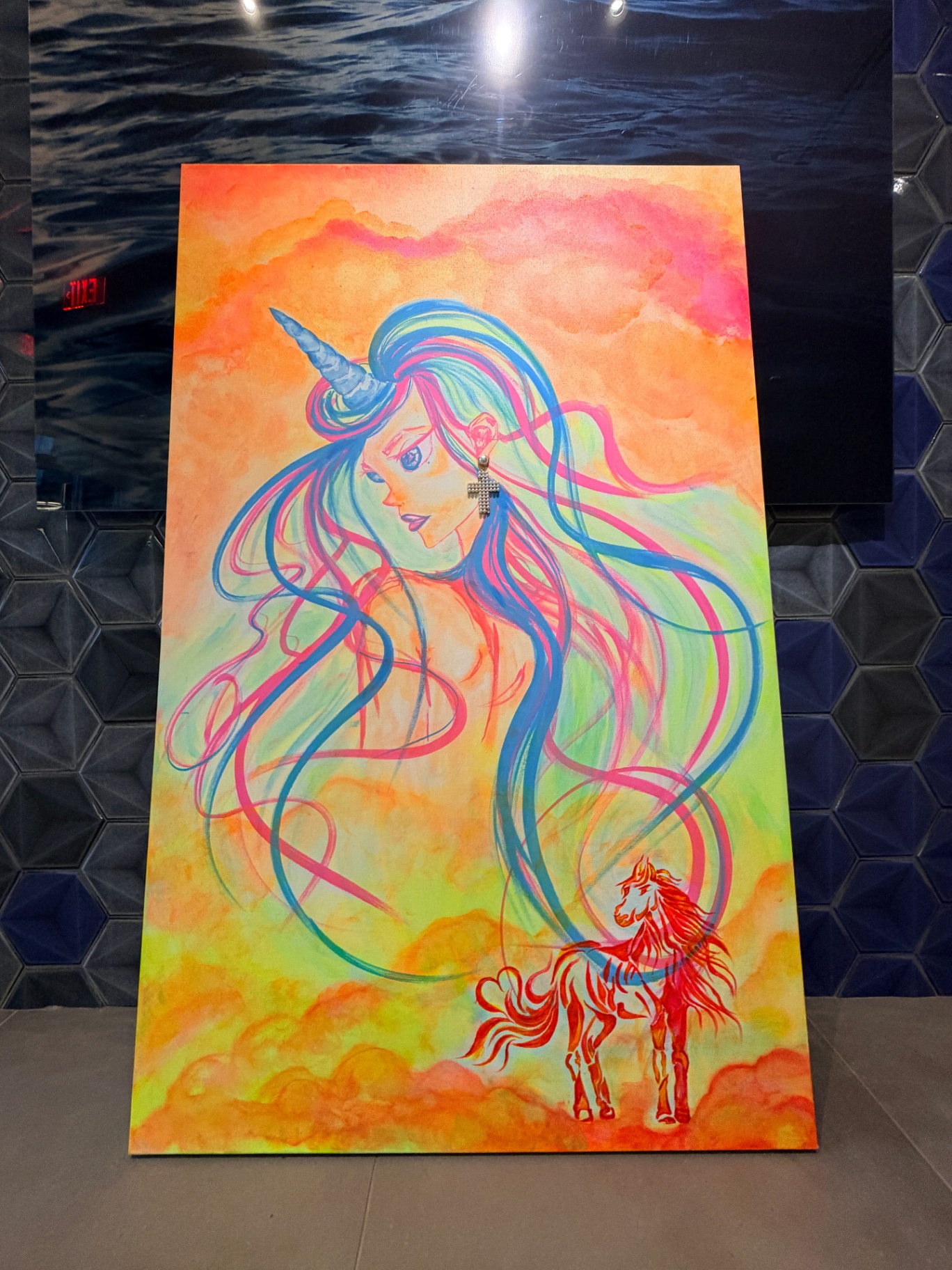 Unicorn Goddess — Sunlit Reverie — view 2