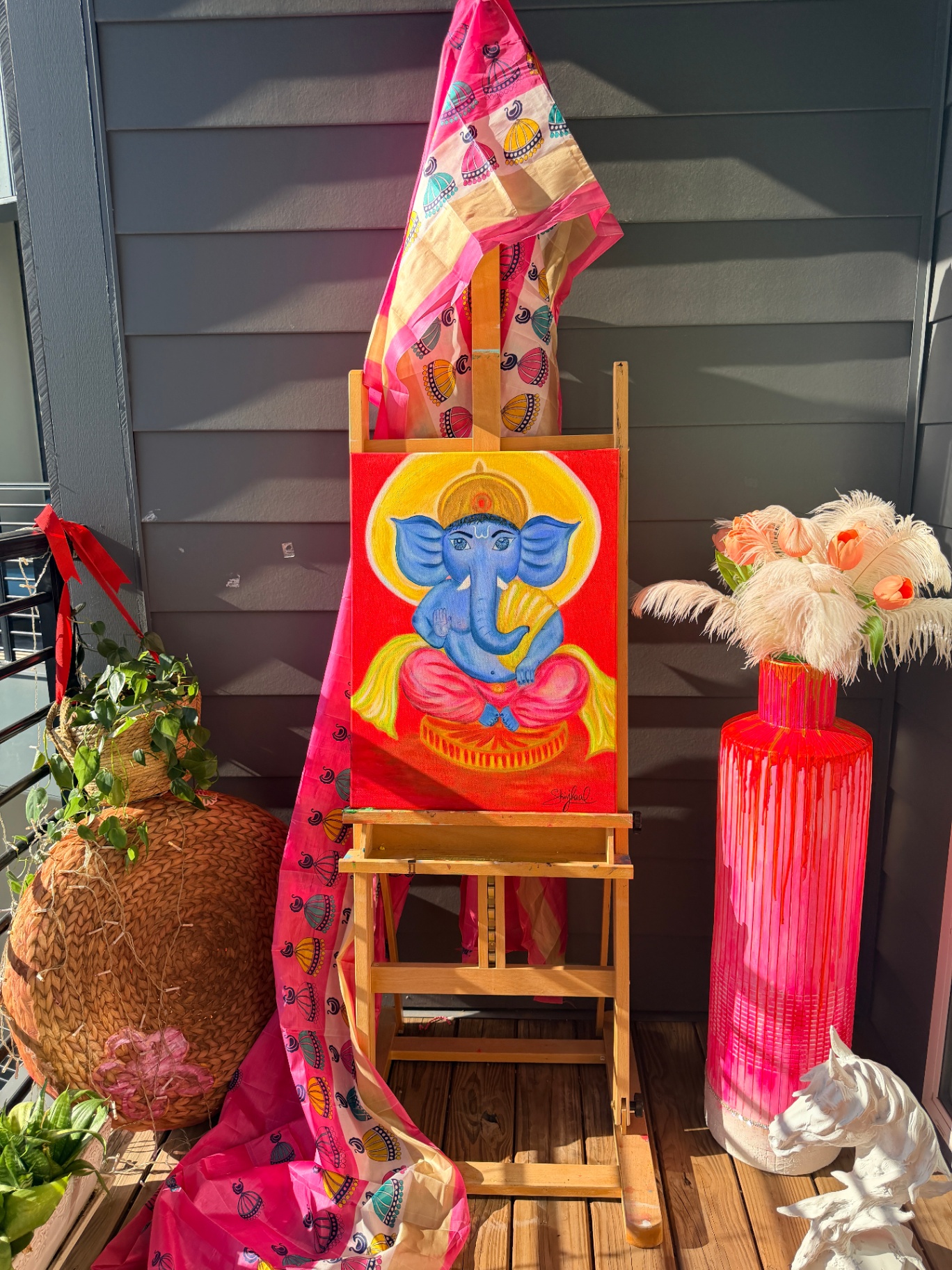 Blue Ganesha — Divine Beginnings — view 2