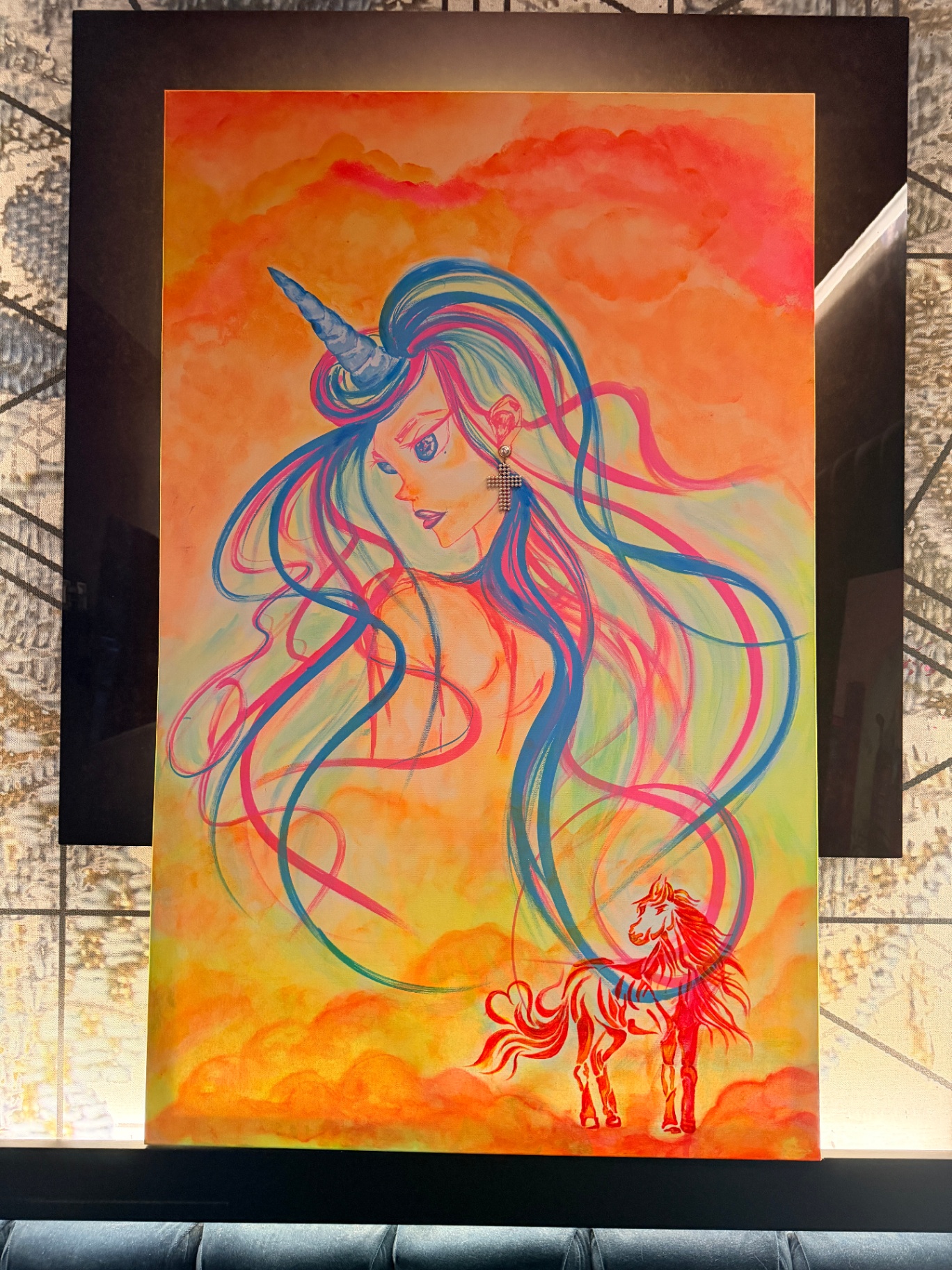 Unicorn Goddess — Sunlit Reverie — view 1