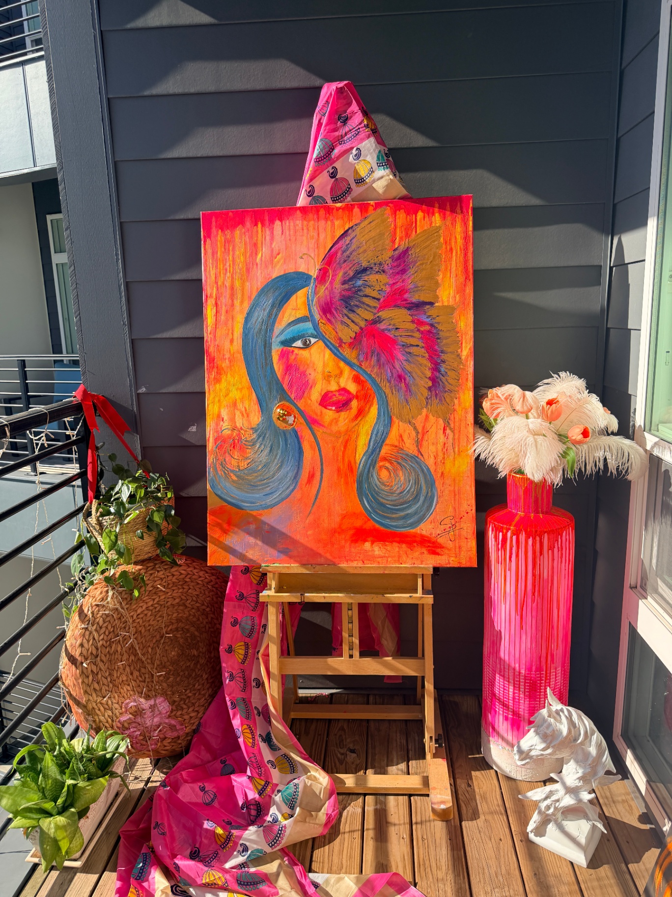Winged Muse — Rise in Color — view 2